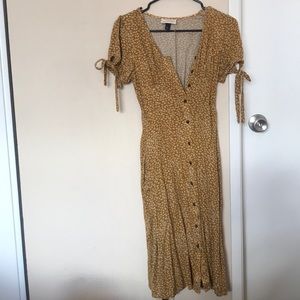 Yellow Long Spring Dress